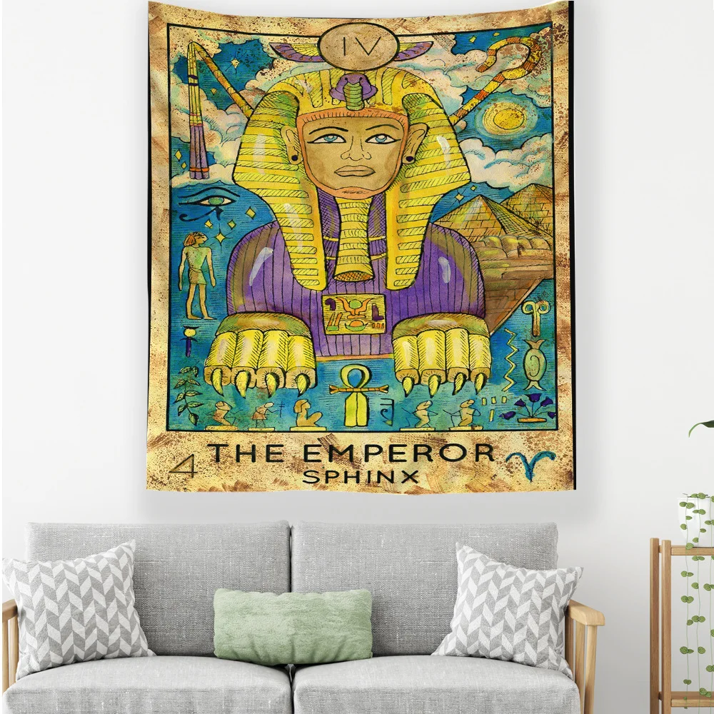 Гобелен с карточками Таро настенная ткань гобелен ведьмы индийское украшение