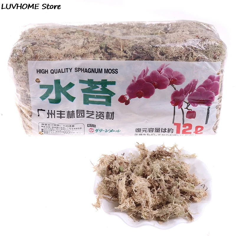 

120g Sphagnum Moss Moisturizing Organic Fertilizer Protect Orchid Plant Roots DIY Flower Pot Home Garden