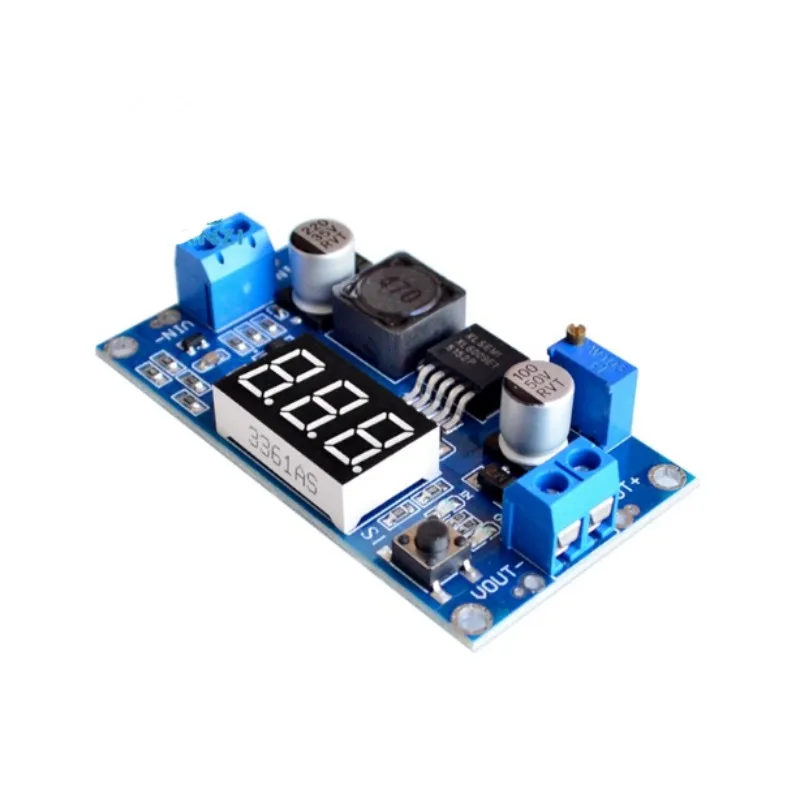 

XL6009 adjustable boost module far exceeds LM2577 4.5-32 liters 5-35 with digital voltmeter display