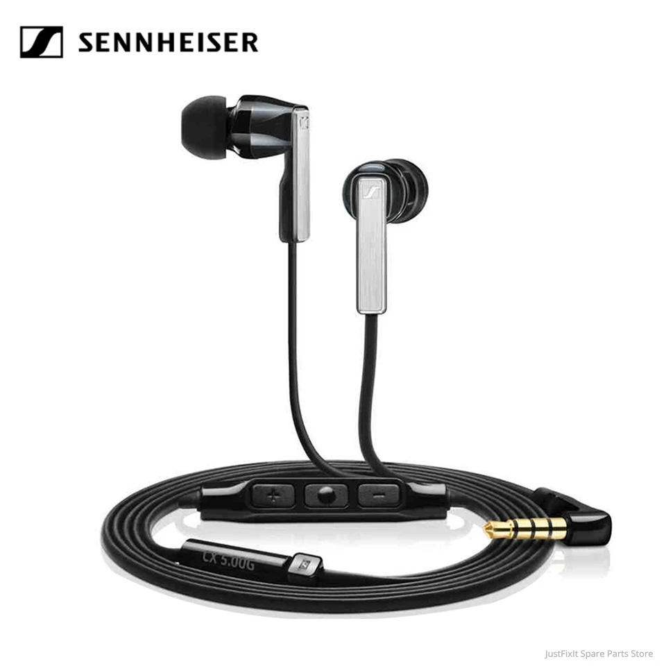

Sennheiser CX5.00i/G наушники-вкладыши 3,5 мм, стерео динамическая гарнитура, спортивные наушники, высокая производительность с микрофоном для IPhone, ...