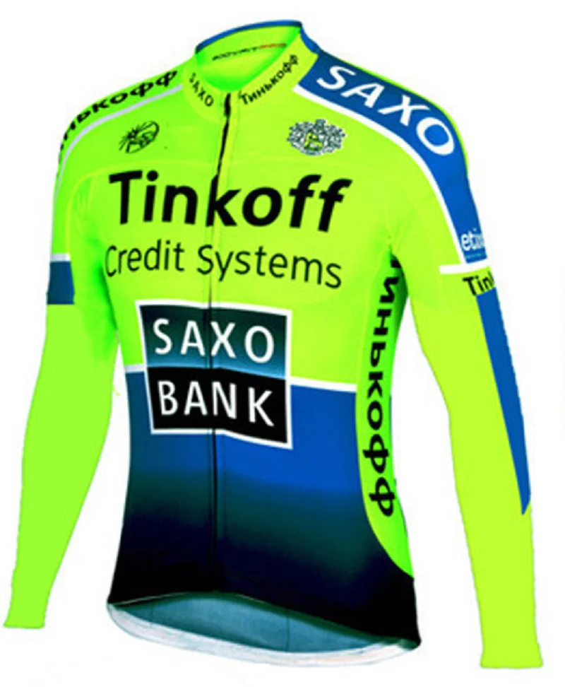 Новинка 2020 велосипедная Джерси Tinkoff Pro с длинным рукавом одежда для велоспорта