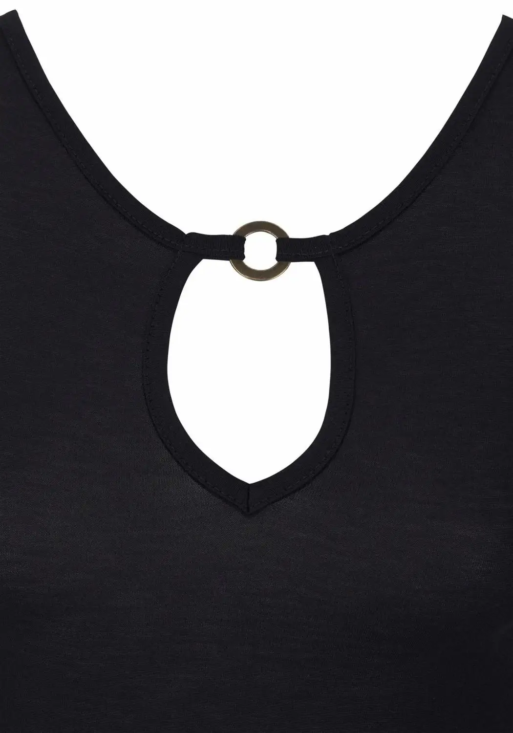 

Black Beach Style Keyhole Neckline Dresses Women Summer Casual Solid Hollow Out O-Neck Tank Sleeveless A Line Sexy Mini Dress