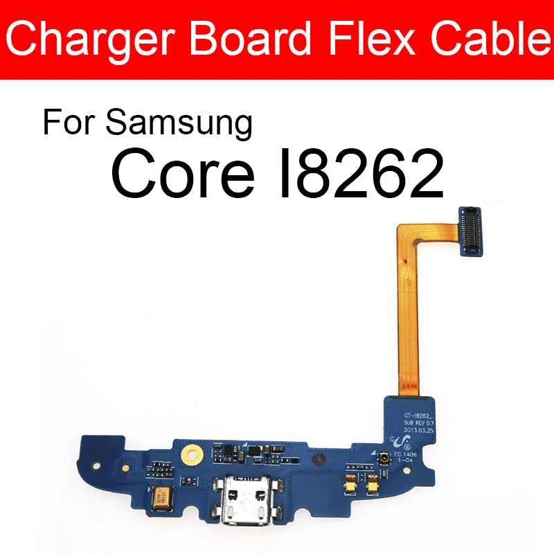 

Usb Plug Charge Board For Samsung Galaxy Core I8262 I8262 Chargring USB Jack Port Board Repair Replacement Parts Accessories