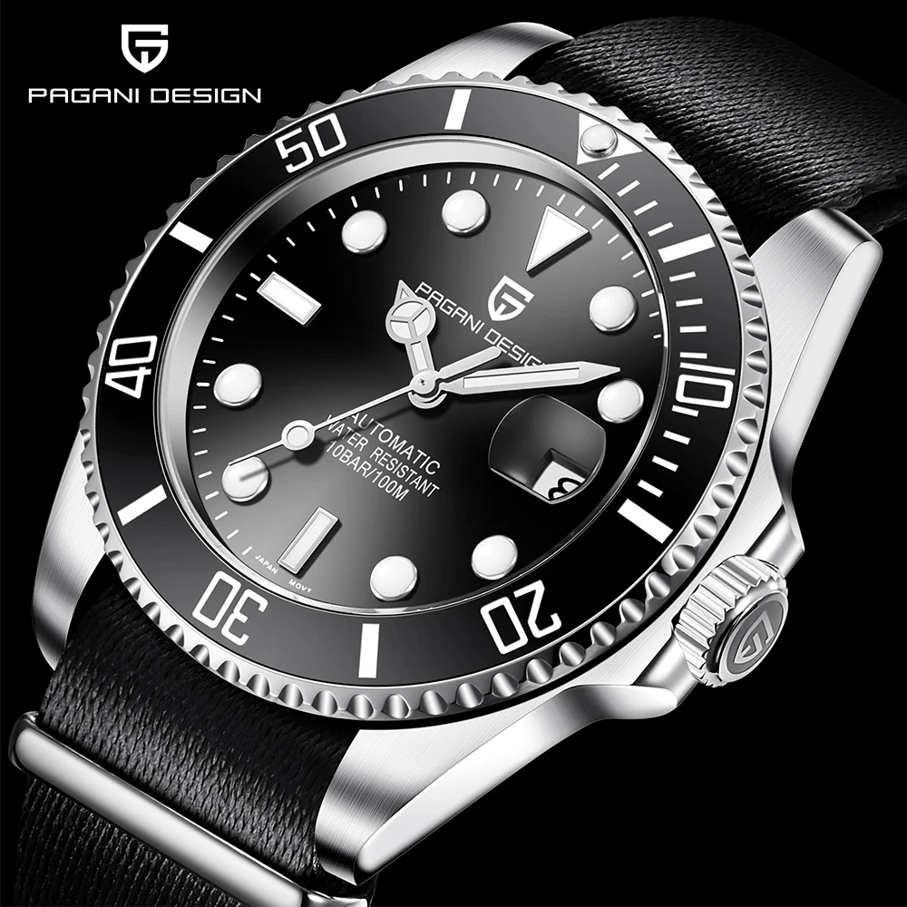 

PAGANI DESIGN 2020 Men Mechanical Watch Luxury Fashion Waterproof Watch Stainless Steel Automatic Watch Men relogio masculino