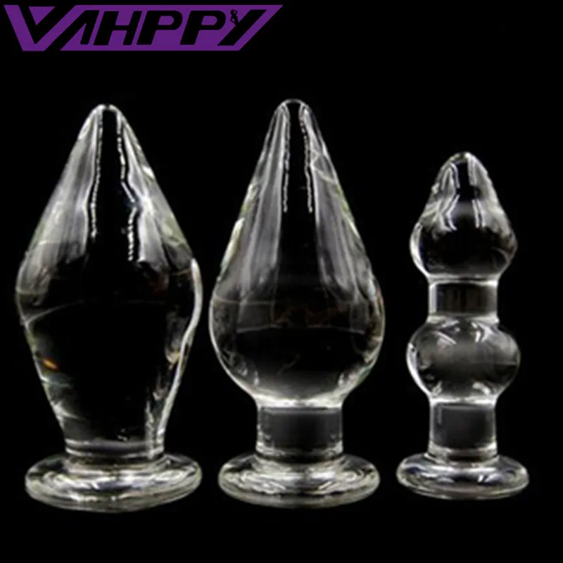 Big Anal Plug Super Transparent Crystal Glass Butt Dildo Huge Sex Toys For Woman Men Gay ass masturbator | Красота и здоровье