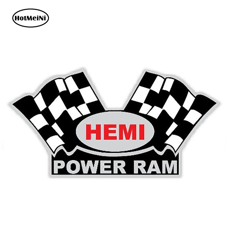 Виниловая наклейка HotMeiNi 13 см X 6 8 HEMI POWER RAM на окно автомобиля дверь грузовика
