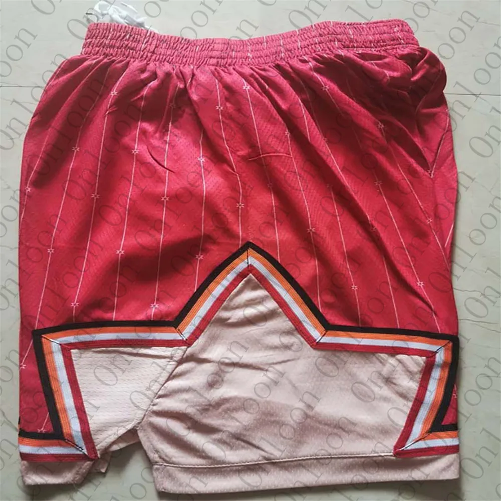 

2020Mens America Basketball Chicago Shorts Elastic Waistband Red Jersey