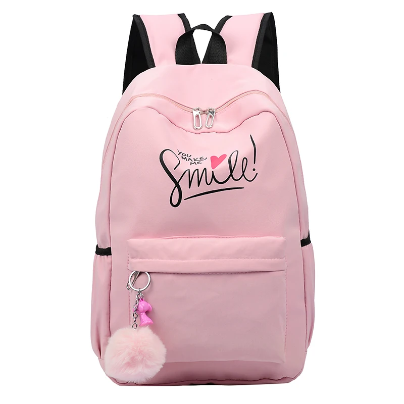 

Preppy Style Fashion Women School Bag Brand Travel Backpack For Girls Teenagers Stylish Laptop Bag Rucksack girl schoolbag