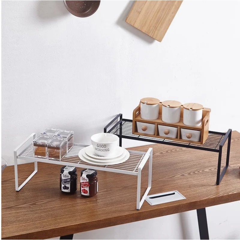 

1 Pcs Kitchen Accessories Dishes Drain Storage Shelf Creative Multi-functional Layered Sorting Rack Supplies