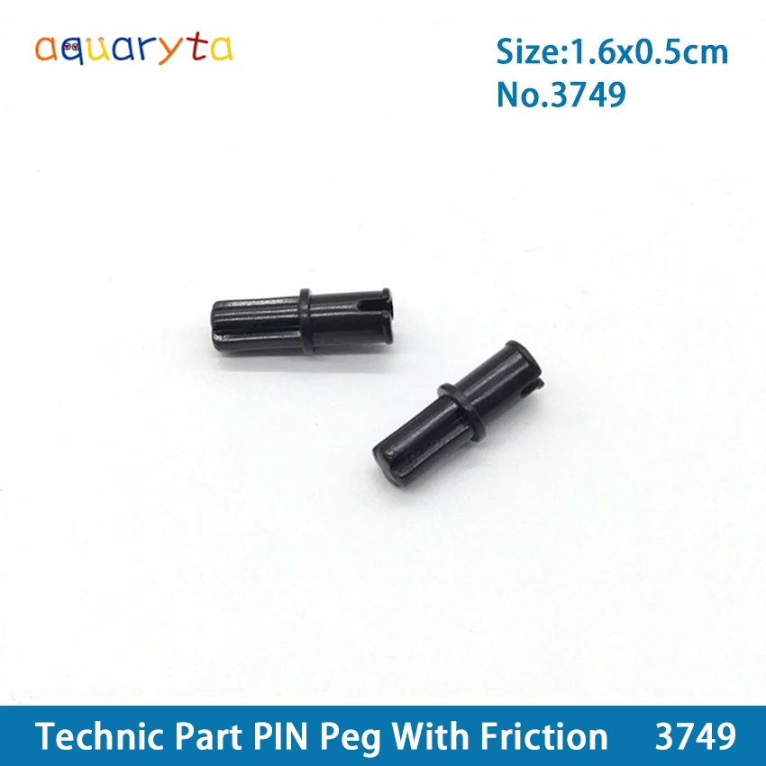 

Aquaryta 20pcs Building Blocks 3749 Technic Axle Pin without Friction Ridges compatible Bricks DIY Educational Tech Parts Toys