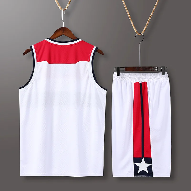 Мужские и детские баскетбольные трикотажные изделия без рисунка мужские