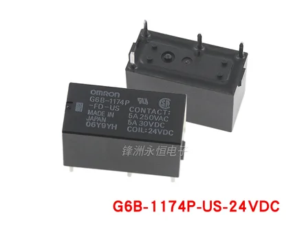 Новое реле Omron G6B-1174P-US-5VDC DC12V 24V DIP4 8A250VAC 5 шт./лот | Строительство и ремонт