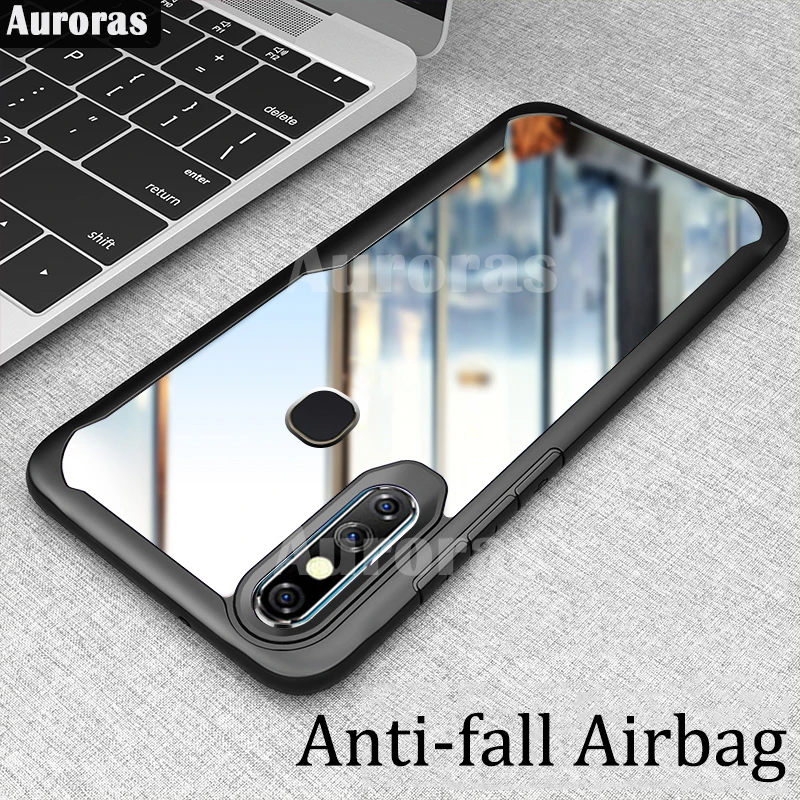 Auroras для Infinix Hot 8 чехол официальный противоударный прозрачный с мягкой рамкой чехол для infinix hot8 анти-осень чехол с "воздушной подушкой"