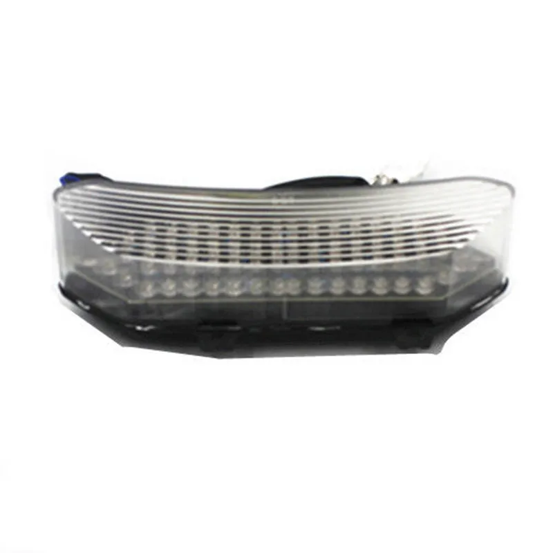 Прозрачный интегрированный светодиодный задний фонарь для мотоцикла тормозной