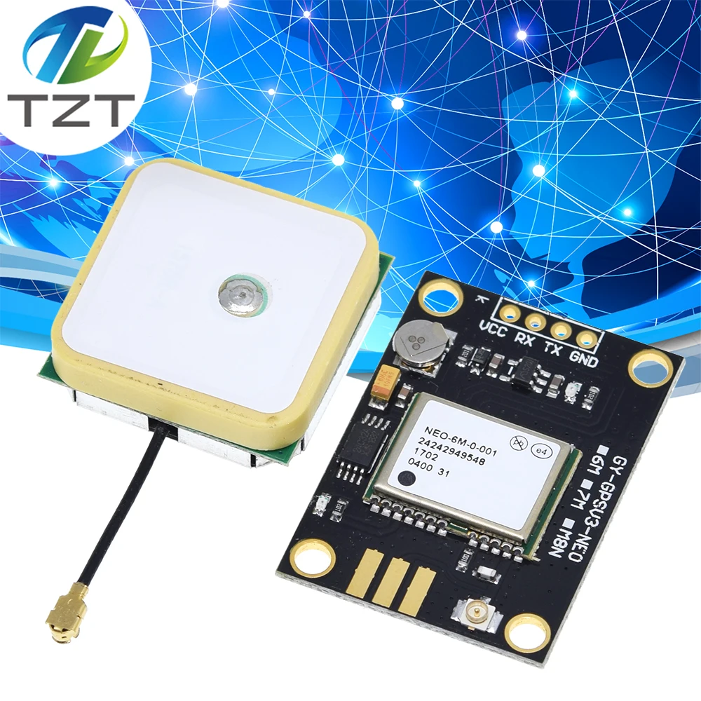 GY-NEO6MV2 Новый NEO-6M GPS модуль NEO6MV2 с полета Управление EEPROM MWC APM2.5 большой антенна для