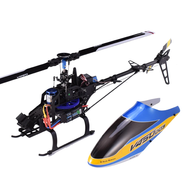 Walkera 450 V450D03 6-Axis 6CH 3D Fly Stabilization System Single Blade Professional Remote Control Helicopter Aircraft EU Plug on - Вертолет с одним лезвием с профессиональной системой стабилизации полета 6-Axis 6CH 3D Walkera 450 V450D03 с пультом диста