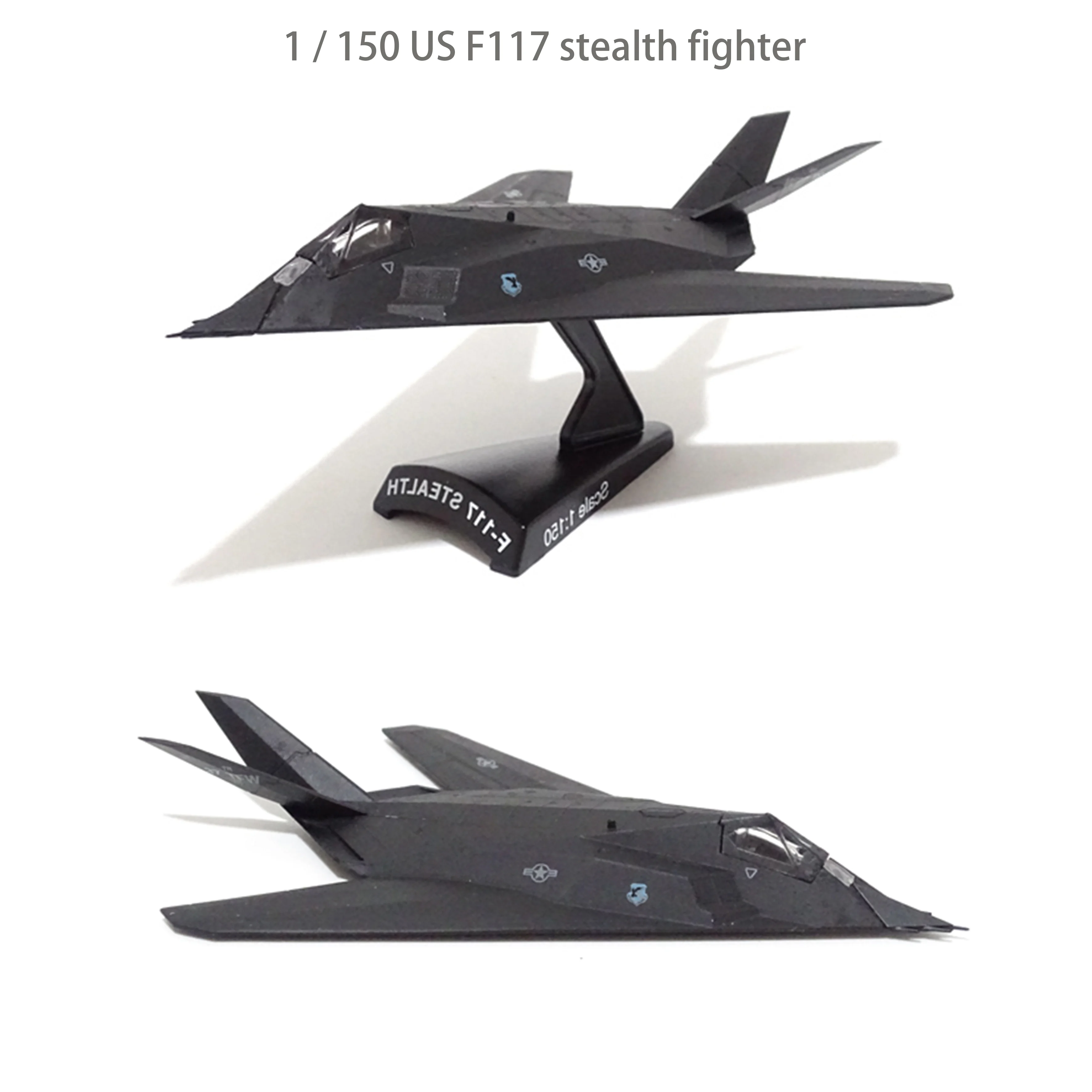 

1 / 150 US F117 stealth fighter Blister box Alloy aircraft model