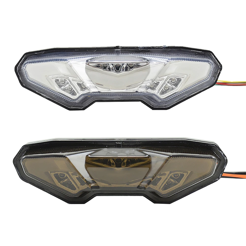 

Energy Saving Motorcycle Rear Fender Durable Practical Safe LED Brake Tail Lamp Motorcycle Taillight for Motorbike Night Riding