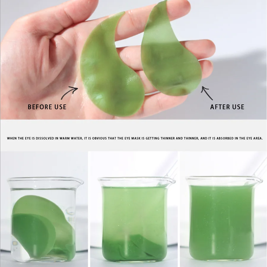 

Nicotinamide Crystal Eye Mask Gel Seaweed Moisturizing Remover Dark Circles Anti Wrinkle Eye Bags Sleep Mask Eye Patches