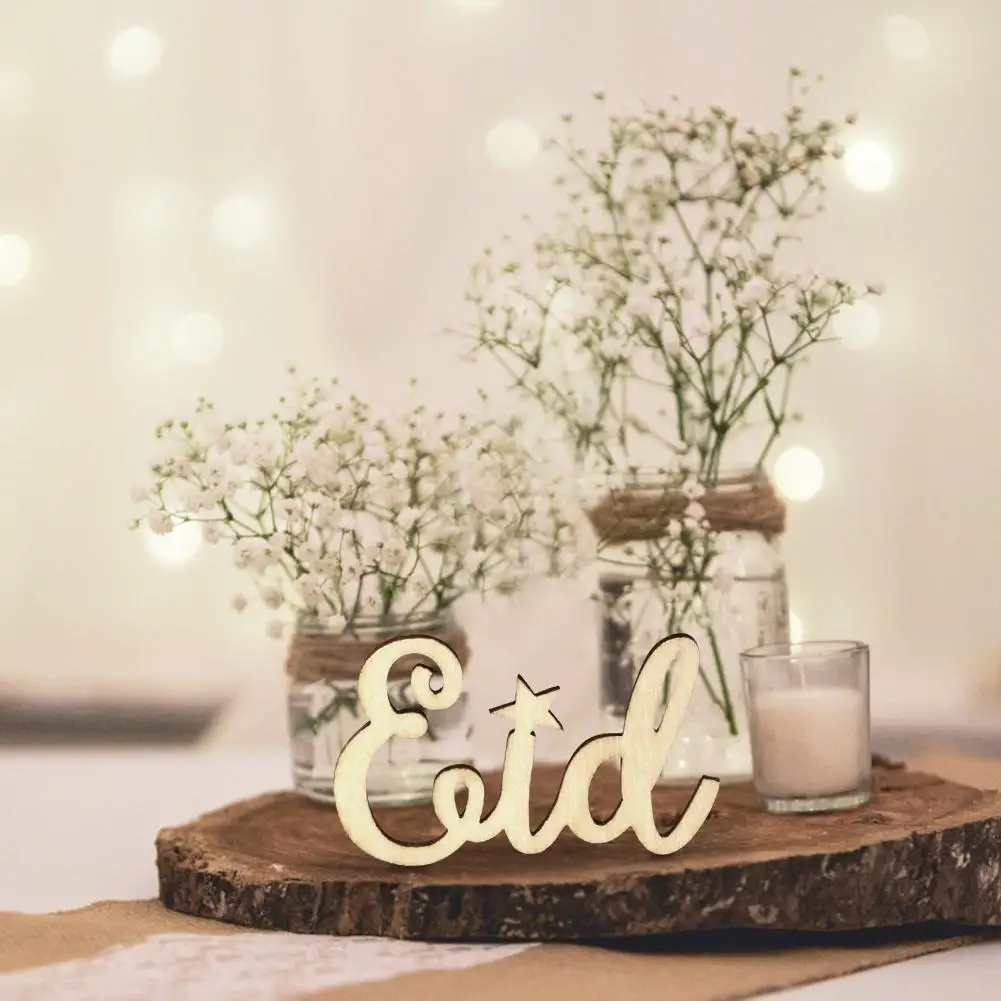 Деревянная Библейская полка Eid Mubarak стеллаж для хранения книг органайзер