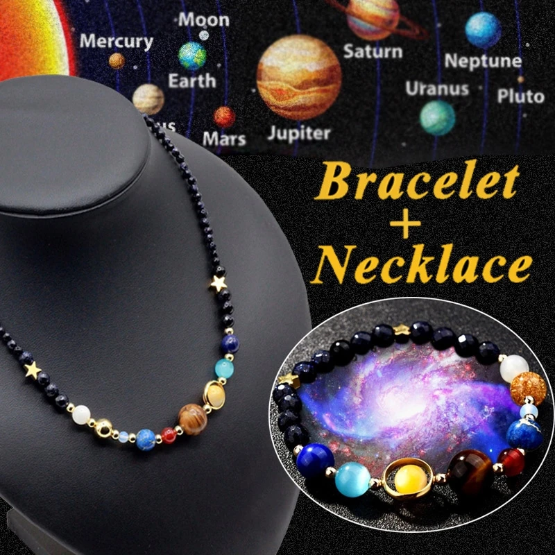 

Black Onyx 8MMM Beads Necklace Women 7 Chakra Multicolor for Wisdom Natural Stone Yoga Meditation Necklace Christmas Gifts