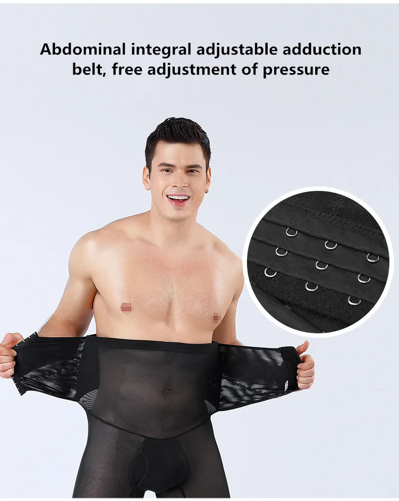 Для мужчин Корректирующее белье Body Shaper Корсет на живот пояс моделирования ремень