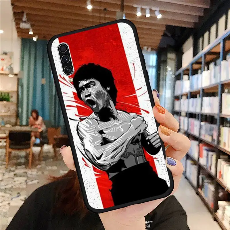 

Bruce Lee Chinese Kung Fu Star Phone Case For Samsung galaxy A S note 10 7 8 9 20 30 31 40 50 51 70 71 21 s ultra plus