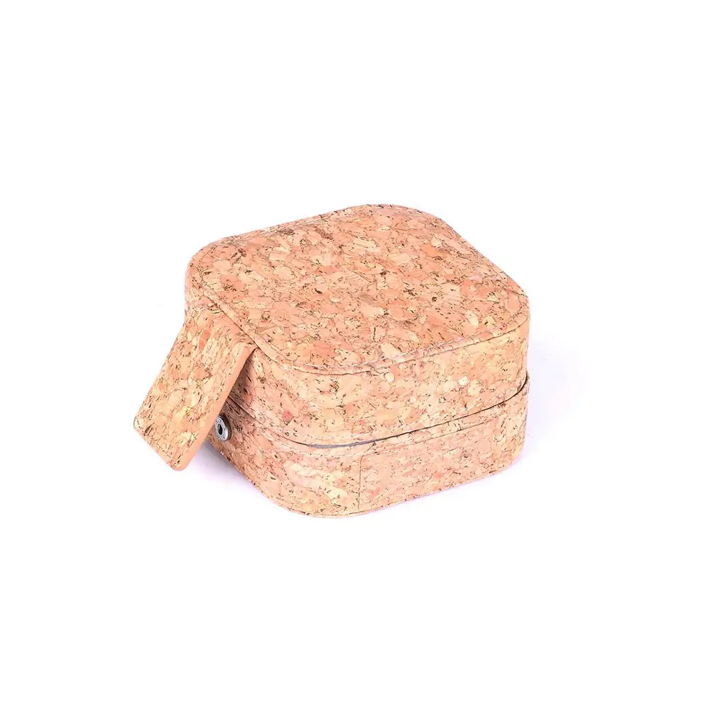 Eco friendly квадратный ювелирных изделий коробки для хранения органайзеры кольцо