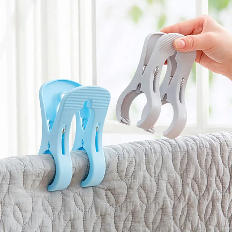 New Hot Spring Clothespins Plastic Soft Grip Anti-Slip Clothes Pins With Sturdy Steel Springs Drying Clothing Clips Double Chuck | Дом и сад