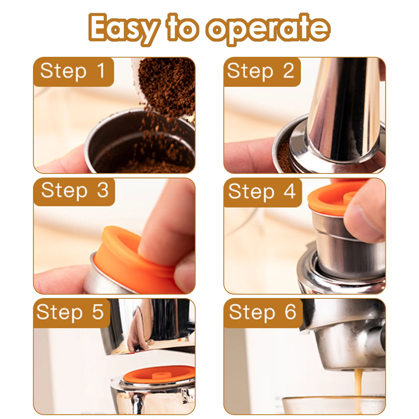 

Stainless Steel Refillable Milk Pods Metal Crema Reusable Coffee Capsules Permanent Coffee Pod Filter Holder For X7.1 Coffeeware