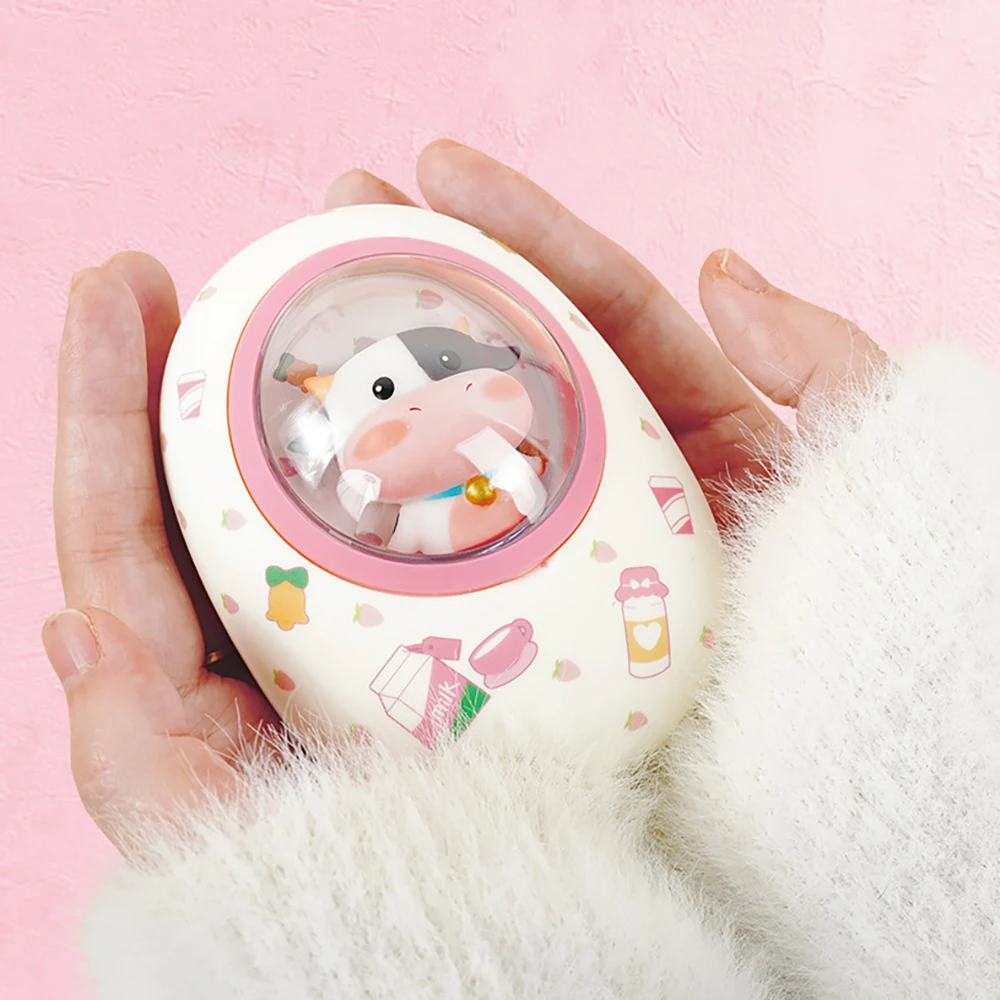 Mini Portable 5000mAh Power Bank Cute Space Capsule Hamster Charging USB Hand Warmer Girl Love Gift Butter Cat Power Bank