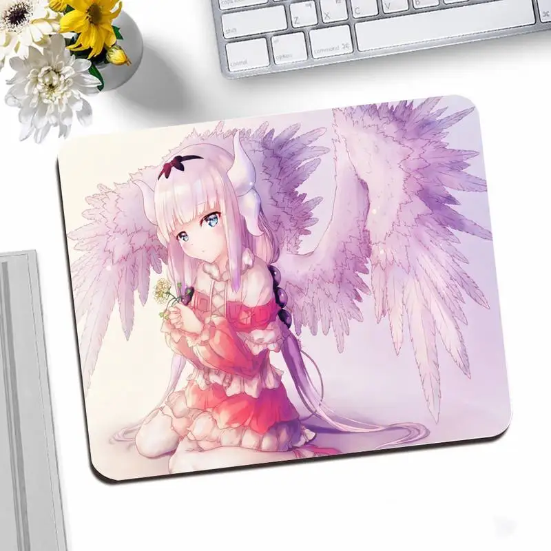 Анимационный комикс японский игровой коврик для мыши манга Kanna Kamui Dragon милый