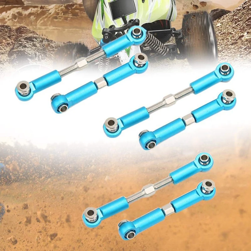 

Рулевая тяга, Регулируемый рычаг рулевого управления для автомобиля WLtoys 1/18 A959-B A969 A979 K929 RC, 1 комплект