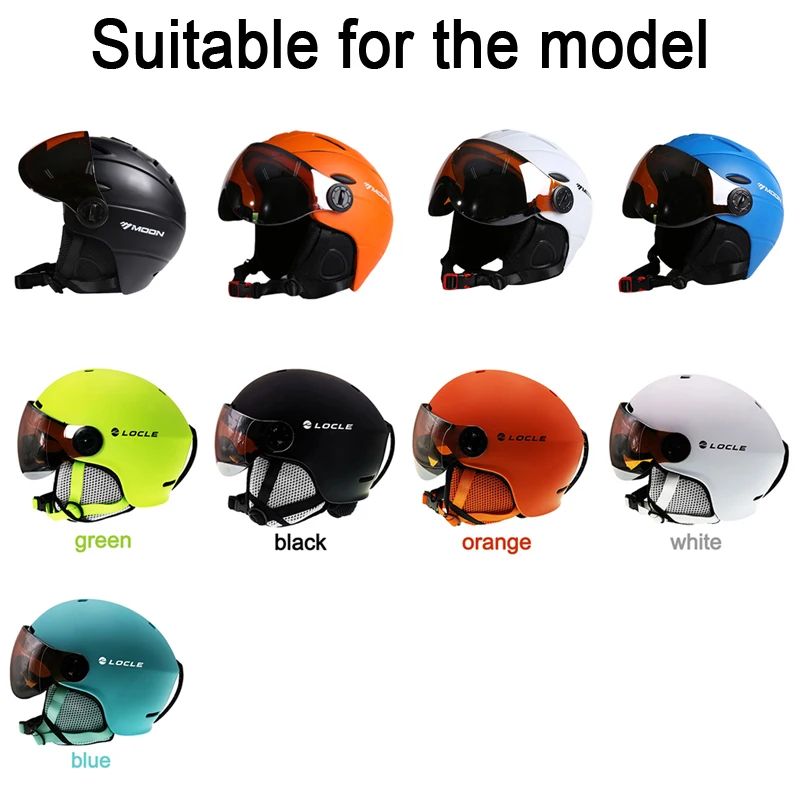 LOCLE лыжные шлемы Visors MS95 MS99 многофункциональные ветрозащитные пылезащитные