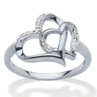 Корейские модные кольца для девочек-подростков, аксессуары для женщин, эстетические кольца, ювелирные изделия для женщин, металлическое кольцо с вырезом в форме сердца
