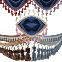 6yard cloth curtain sewing tassel fringe trim bead braided accessories home diy decoration supplies t2849