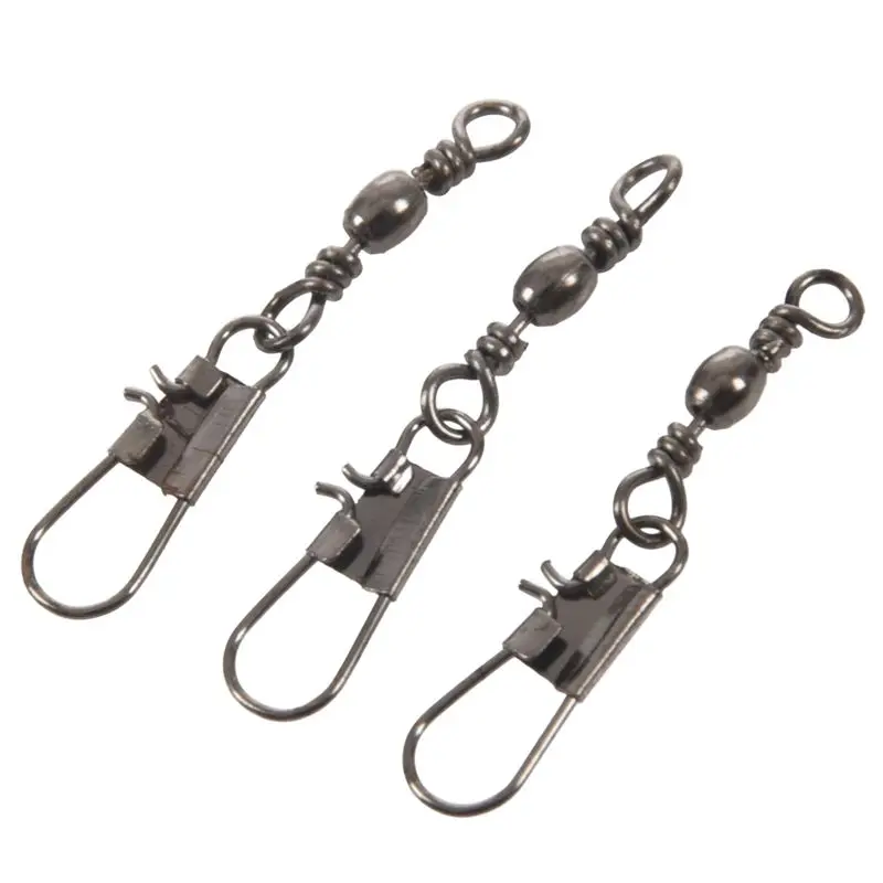 10x металлическая рыболовная леска для крючка хвостовик поворотные разъемы