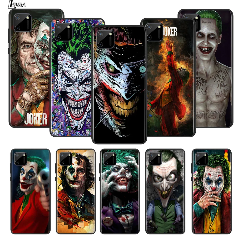 Прохладный клоун для OPPO Realme 2 3 3i 5 5S 5i 6 6S 6i 7 7i Narzo 10 20 Pro Global силиконовый черный