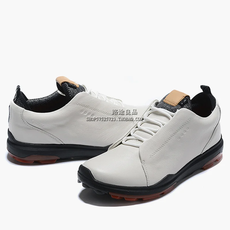 

Genuine Leather Golf Shoes for Men Brand Outdoor Golf Sport Sneakers Leather Comfortable Spikeless Golf Trainers