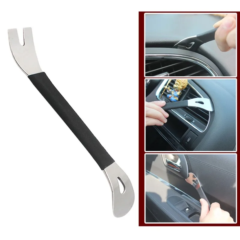 

Hand-held Disassembly Tools Double Head Trim Removal Car Radio Panel Door Clip Trim Dash Installer Hand Repair Pry Tool