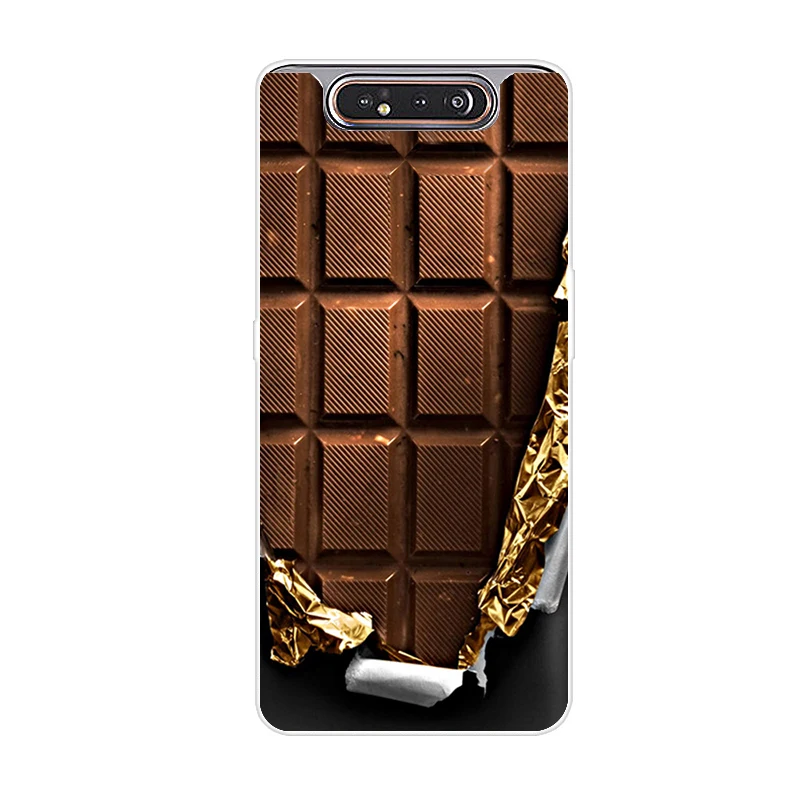 Цвет: желтый Чехол для телефона для samsung Galaxy A80 чехол силиконовые в форме цветка окрашенные мягкая накладка на заднюю панель из ТПУ чехол для samsung A80 80 чехол модные Coque - Цвет: Цвет: желтый