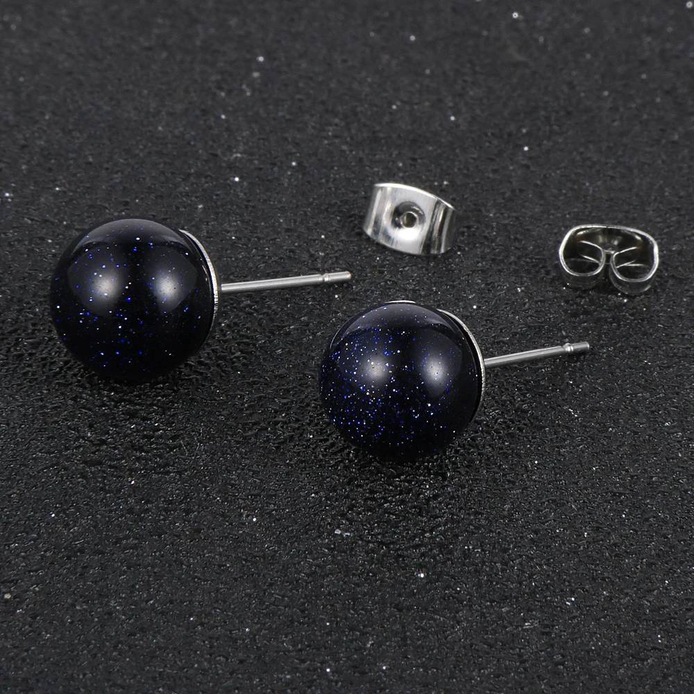 Женские круглые бусины из натурального камня с лазуритом зеленые