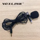 Микрофон VOXLINK, конденсаторный петличный микрофон 3,5 мм с зажимом, портативный проводной мини-Аудио Микрофон 1,5 м для мобильного телефона, динамик