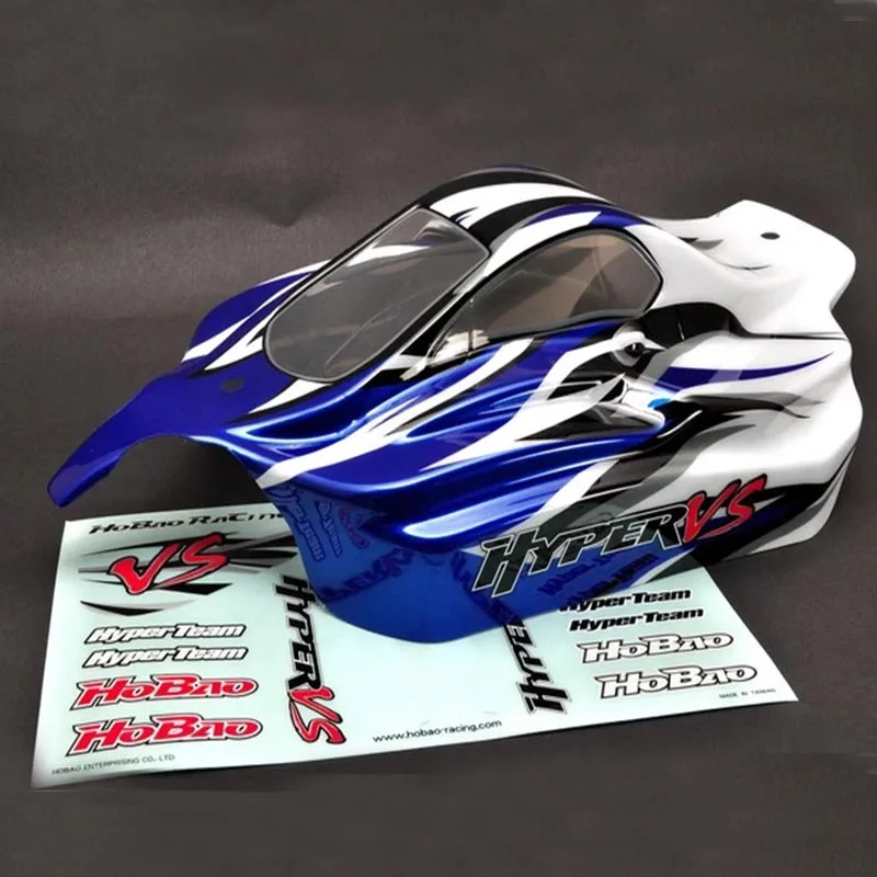 OFNA/HOBAO RACING 85033BU голубой корпус с принтом для 1/8 гипер VS Багги Бесплатная