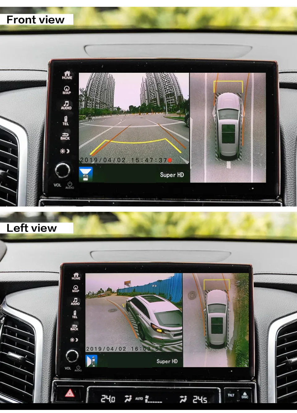 Smartour car 360 градусов 3D панорама с видом птицы система объемного вида специально для Toyota Land Crui Автомобильный видеорегистратор 1280P запись
