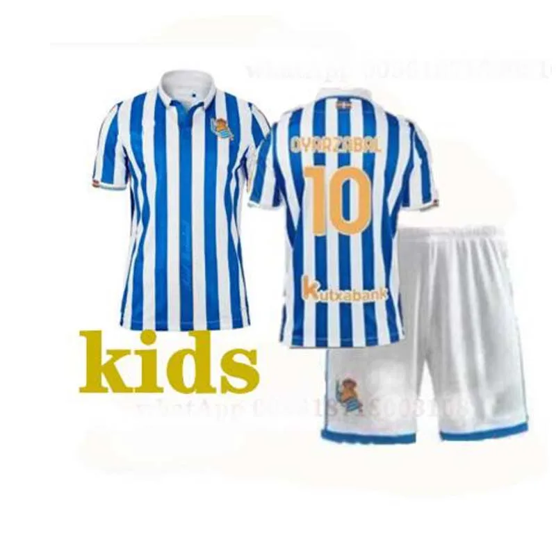 

20 21 For Real Sociedad Casual Shirt 2020 2021 Portu Merino OYARZABAL WILLIAN J Kids Kit Camisetas De Futbol Shirts