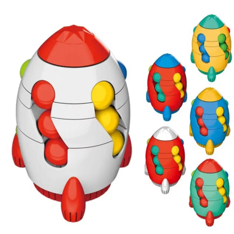 

Rotating Magic Beans Cube Fingertip Fidget Toys Kids Adults Stress Relief Spin Bead Puzzles Children Education Intelligence Game