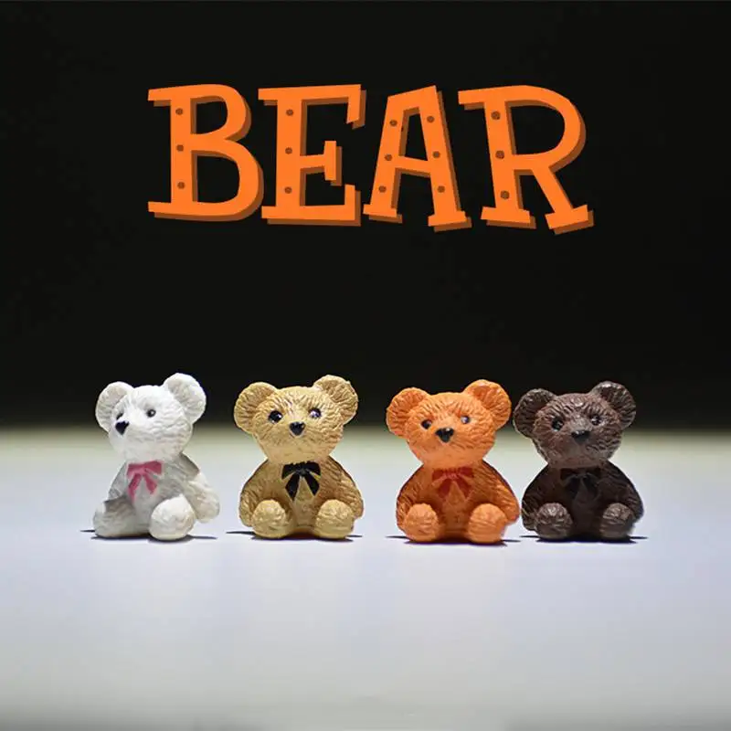 

Exquisite Bear Decoration PVC Car Ornaments Auto Interior Accessories Decoration Birthday Gift Home Decoration