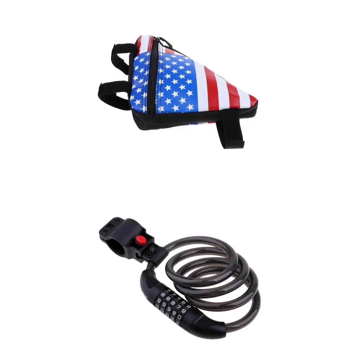 1 2 м велосипедный замок 5 цифр безопасности сбрасываемый Комбинации свертываясь