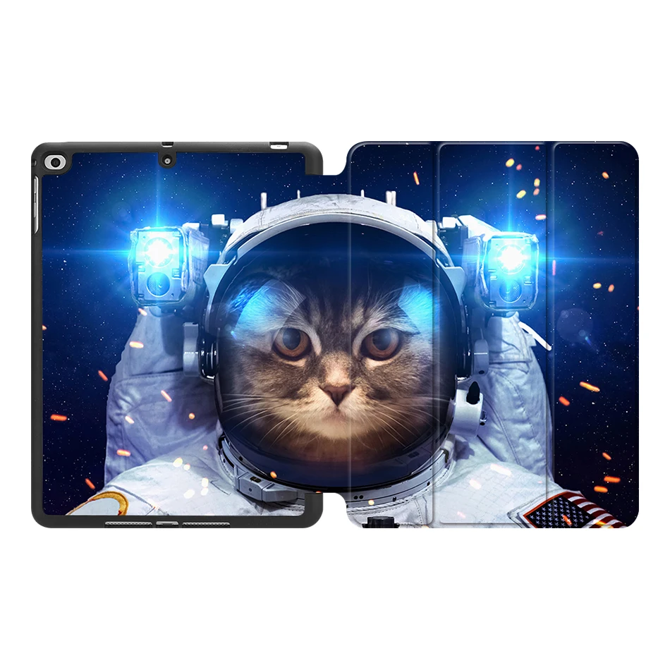 IPBC01 MTT Чехол для iPad 9,7 дюймов A1823 A1893, мягкая задняя крышка из искусственной кожи, чехол-подставка для iPad Air 1 2, чехол для планшета с мультипликационным принтом - Цвет: IPBC01